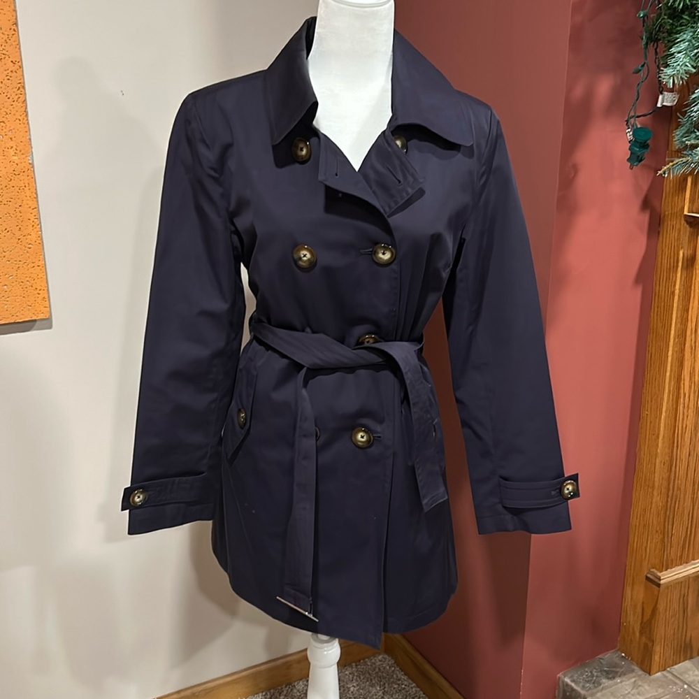 London Fog Women’s Rain Trenchcoat (plum color)
